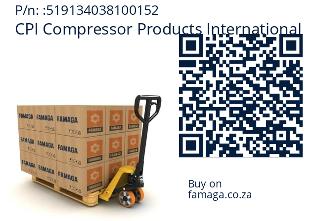 Repair kit  CPI Compressor Products International 519134038100152