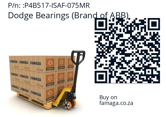   Dodge Bearings (Brand of ABB) P4B517-ISAF-075MR