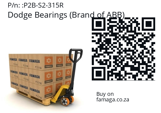   Dodge Bearings (Brand of ABB) P2B-S2-315R