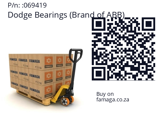   Dodge Bearings (Brand of ABB) 069419