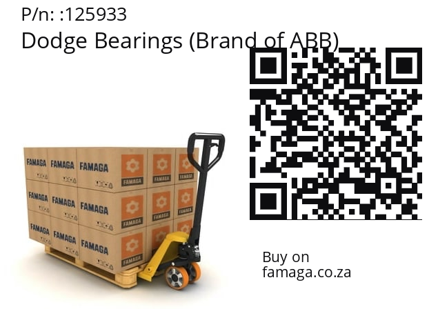   Dodge Bearings (Brand of ABB) 125933