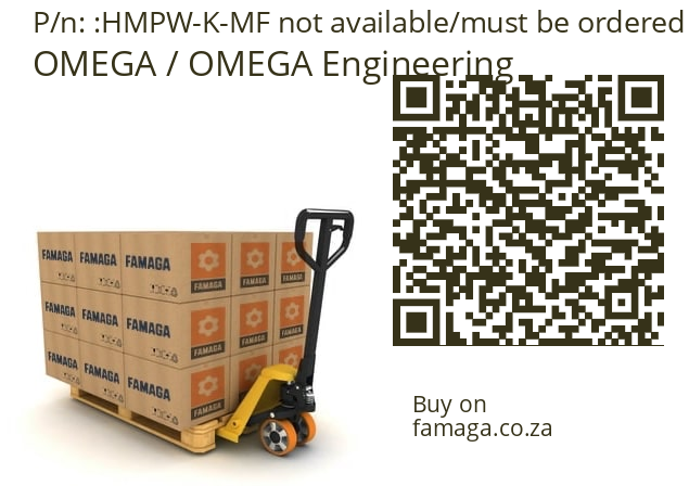   OMEGA / OMEGA Engineering HMPW-K-MF not available/must be ordered as HMPW-K-M and HMPW-K-F