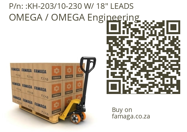   OMEGA / OMEGA Engineering KH-203/10-230 W/ 18" LEADS